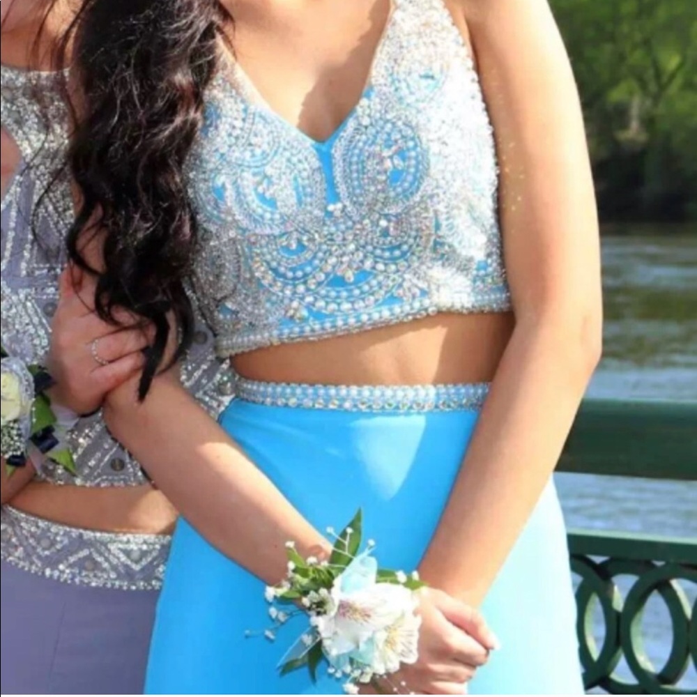 PROM DRESS- TWO PIECE
